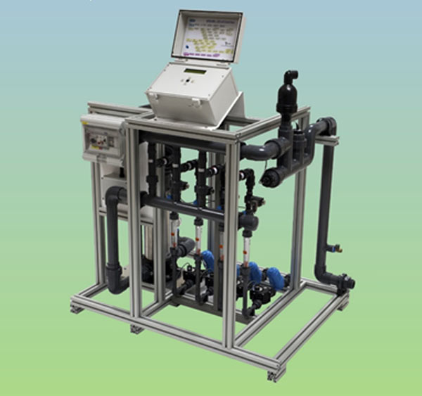 GOLDTEC EC / PH FERT BENCH 6 x Channel, 600L/hr each - 6 x Solenoids, 6 x Fert flow Meters, Built on bench (NO BOOSTER PUMP) - Includes Goltec Commissioning