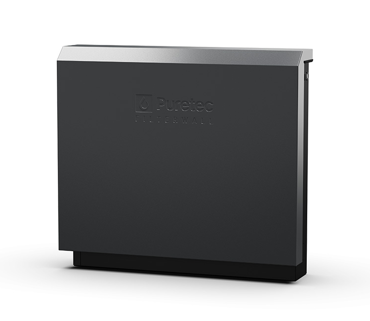 Puretec Filterwall F5-cc - Freestanding Whole House Filtration System 55l/min With Plumbed Bypass - Charcoal Colour