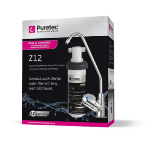 Puretec Quick Twist Undersink Filter Kit Inc Tap-z12
