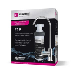 Puretec Quick Twist Z18 Filter W/ High Loop Faucet